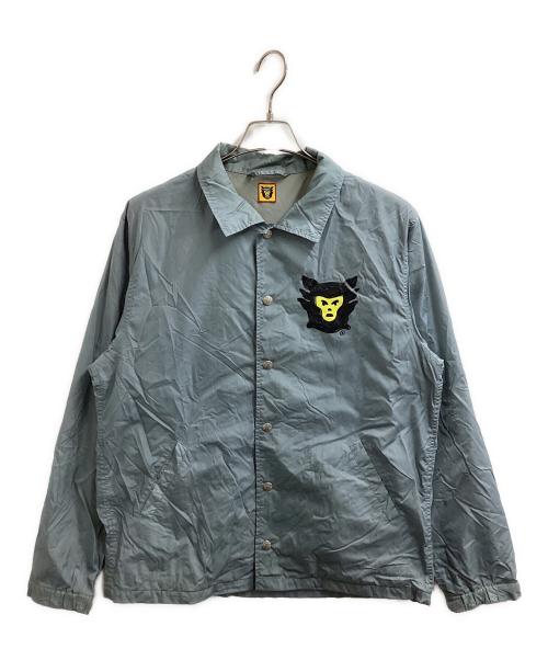 HUMAN MADE（ヒューマンメイド）HUMAN MADE (ヒューマンメイド) ナイロンコーチジャケット ブルー サイズ:Lの古着・服飾アイテム