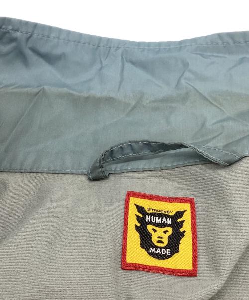HUMAN MADE（ヒューマンメイド）HUMAN MADE (ヒューマンメイド) ナイロンコーチジャケット ブルー サイズ:Lの古着・服飾アイテム