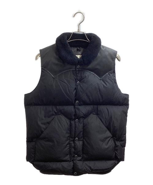 Mastermind JAPAN（マスターマインド ジャパン）Mastermind JAPAN (マスターマインド ジャパン) Rocky Mountain FeatherBed (ロッキーマウンテンフェザーベッド) ダウンベスト / 450-472-91 ブラック サイズ:40の古着・服飾アイテム