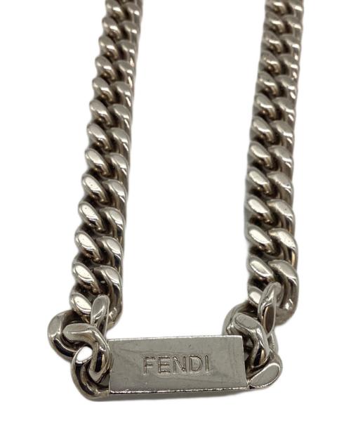 FENDI（フェンディ）FENDI (フェンディ) チェーンネックレス / chain necklace / 7AJ554 / MP4722 シルバーの古着・服飾アイテム