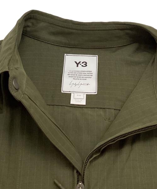 Y-3（ワイスリー）Y-3 (ワイスリー) CLASSIC LGT RIPSTOP OVER SHIRTS / クラシック リップストップ オーバーシャツ / GV4223 グリーン サイズ:Mの古着・服飾アイテム