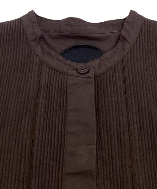 pheeta（フィータ）pheeta (フィータ) コットンロングドレス Trinity　PH20CL-20 ブラウン サイズ:1の古着・服飾アイテム