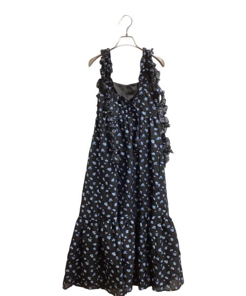 Snidel（スナイデル）Snidel (スナイデル) 肩リボンジャガードキャミワンピース / SWF0241095 ブラック サイズ:1 未使用品の古着・服飾アイテム