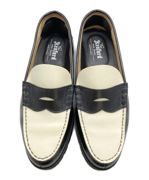 kenford（ケンフォード）kenford (ケンフォード) COMBI LOAFERS / コンビローファー / CJ24F ブラック×ホワイト サイズ:26cmの古着・服飾アイテム