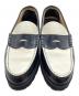 中古・古着 kenford (ケンフォード) COMBI LOAFERS / コンビローファー / CJ24F ブラック×ホワイト サイズ:26cm：9000円