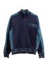 MAISON KITSUNE（メゾンキツネ）の古着「FLASH FOX ZIPPED CARDIGAN / フラッシュフォックス ジップアップ カーディガン」｜ネイビー