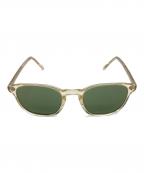 OLIVER PEOPLESオリバーピープルズ）の古着「Fairmont Sun / フェアモントサン / OV5219S 109452」｜ベージュ×グリーン