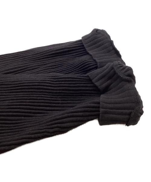 BASERANGE（ベースレンジ）BASERANGE (ベースレンジ) SHAW LONG SLEEVE KAFTAN DRSH RIB（ショウ ロングスリーブ カフタンディーアールエスエイチ リブ） ブラック サイズ:Freeの古着・服飾アイテム