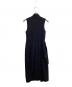 DRIES VAN NOTEN (ドリスヴァンノッテン) ニット切替ノースリーブワンピース / knit switching sleeveless one piece / 3655-1105 ブラック サイズ:38：12000円