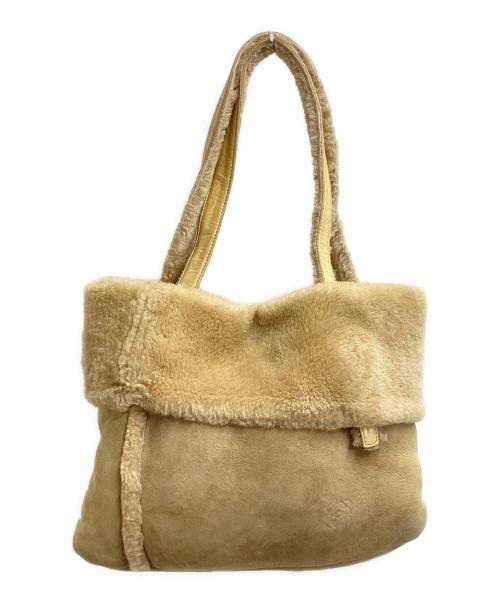 LOEWE（ロエベ）LOEWE (ロエベ) ムートンファーバッグ ブラウンの古着・服飾アイテム