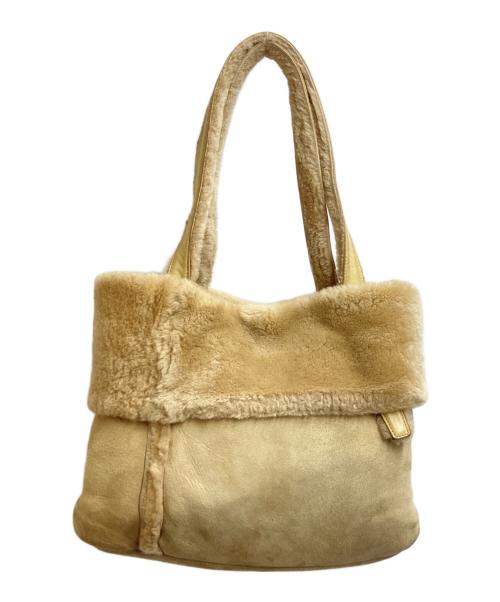 LOEWE（ロエベ）LOEWE (ロエベ) ムートンファーバッグ ブラウンの古着・服飾アイテム