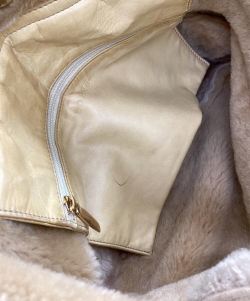 LOEWE（ロエベ）LOEWE (ロエベ) ムートンファーバッグ ブラウンの古着・服飾アイテム