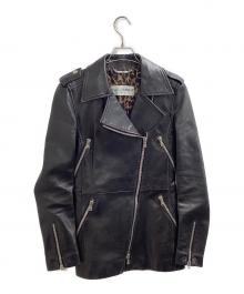 DOLCE & GABBANA（ドルチェ＆ガッバーナ）の古着「ライダースジャケット　85222」｜ブラック
