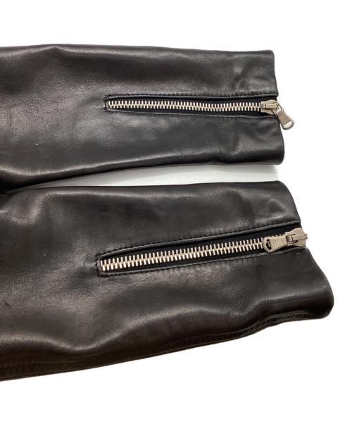 DOLCE & GABBANA（ドルチェ＆ガッバーナ）DOLCE & GABBANA (ドルチェ＆ガッバーナ) ライダースジャケット　85222 ブラック サイズ:40の古着・服飾アイテム