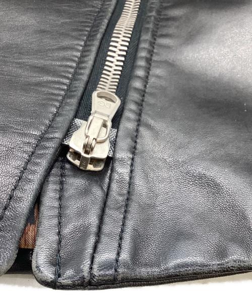 DOLCE & GABBANA（ドルチェ＆ガッバーナ）DOLCE & GABBANA (ドルチェ＆ガッバーナ) ライダースジャケット　85222 ブラック サイズ:40の古着・服飾アイテム