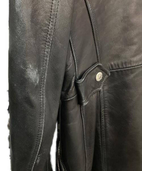 DOLCE & GABBANA（ドルチェ＆ガッバーナ）DOLCE & GABBANA (ドルチェ＆ガッバーナ) ライダースジャケット　85222 ブラック サイズ:40の古着・服飾アイテム