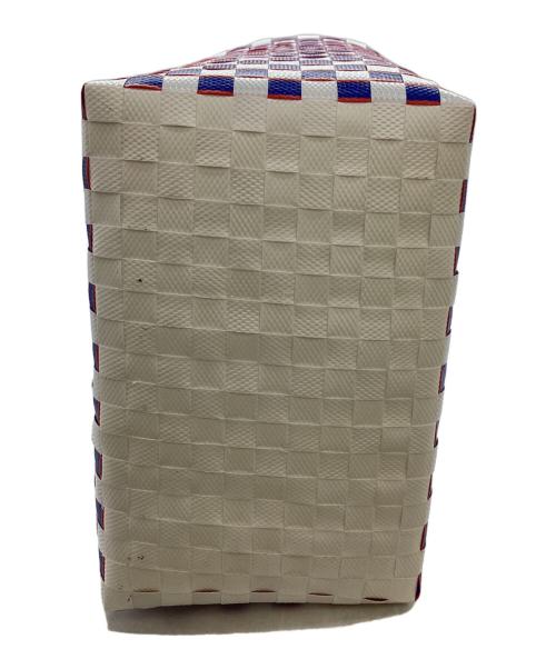 MARNI（マルニ）MARNI (マルニ) カゴバッグ / basket bag ホワイト×ブルーの古着・服飾アイテム