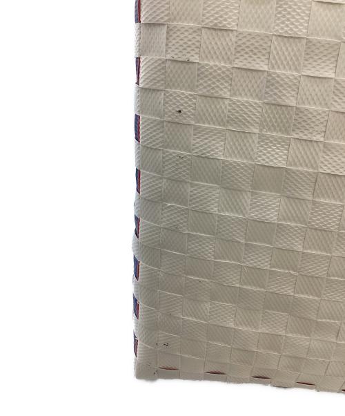 MARNI（マルニ）MARNI (マルニ) カゴバッグ / basket bag ホワイト×ブルーの古着・服飾アイテム