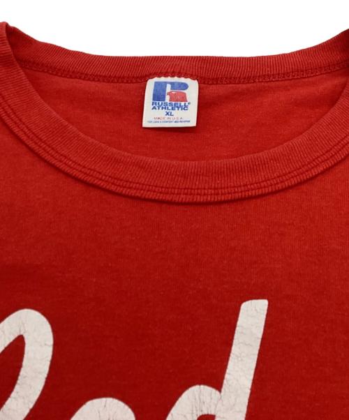 RUSSELL ATHLETIC（ラッセルアスレチック）RUSSELL ATHLETIC (ラッセルアスレチック) Tシャツ　/　80～90s USA製 レッド サイズ:XLの古着・服飾アイテム