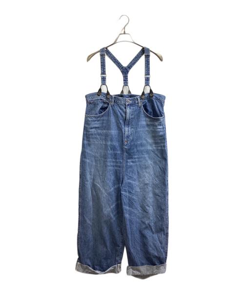 RHODOLIRION（ロドリリオン）RHODOLIRION (ロドリリオン) 5POCKETS SUSPENDER PANT / 5ポケット サスペンダーパンツ / MP805 / ネペンテス / nepenthes インディゴ サイズ:FREEの古着・服飾アイテム