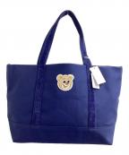 LOVERARY by FEILERラブラリー バイ フェイラー）の古着「オールドテディワッペントートバッグ / L/OTE-163164」｜ネイビー