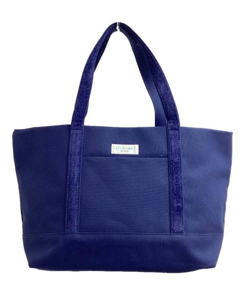LOVERARY by FEILER（ラブラリー バイ フェイラー）LOVERARY by FEILER (ラブラリー バイ フェイラー) オールドテディワッペントートバッグ / L/OTE-163164 ネイビーの古着・服飾アイテム