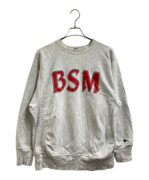 Champion REVERSE WEAVE（チャンピオン リバース ウィーブ）Champion REVERSE WEAVE (チャンピオン リバース ウィーブ) 80sプリントスウェット / 80s トリコタグ USA製 グレー サイズ:XLの古着・服飾アイテム