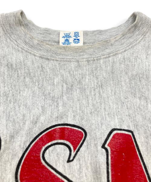 Champion REVERSE WEAVE（チャンピオン リバース ウィーブ）Champion REVERSE WEAVE (チャンピオン リバース ウィーブ) 80sプリントスウェット / 80s トリコタグ USA製 グレー サイズ:XLの古着・服飾アイテム