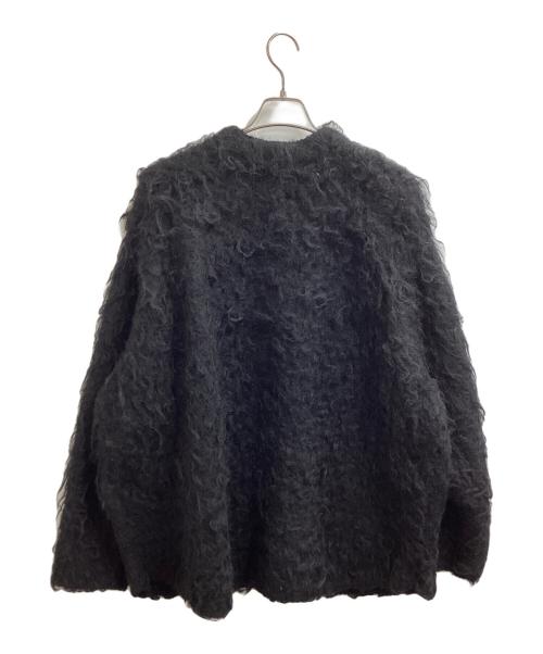 LAD MUSICIAN（ラッドミュージシャン）LAD MUSICIAN (ラッドミュージシャン) LOOP YARN SHAGGY CARDIGAN/2224-021/24AW ブラック サイズ:44の古着・服飾アイテム