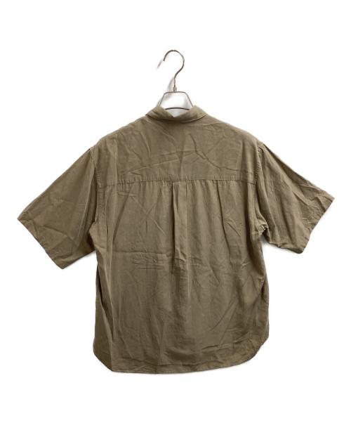 STEVEN ALAN（スティーブンアラン）STEVEN ALAN (スティーブンアラン) スラブレギュラーカラーショートスリーブシャツ ベージュ サイズ:Sの古着・服飾アイテム