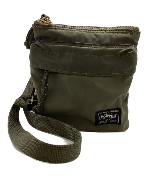 PORTER（ポーター）PORTER (ポーター) SHOULDER POUCH / ショルダーポーチ / 855-05461 カーキの古着・服飾アイテム