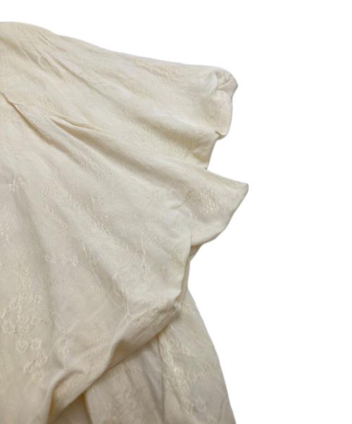 Mame Kurogouchi（マメクロゴウチ）Mame Kurogouchi (マメクロゴウチ) Wild Flower Jacquard H/S Shirts / ワイルドフラワージャガードシャツ / MM19SS-SH058 / 19SS ベージュ サイズ:2の古着・服飾アイテム