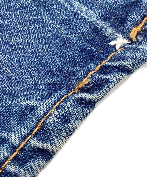 LEVI'S（リーバイス）LEVI'S (リーバイス) セルビッチデニムパンツ / 501 / ボタン裏555バレンシア工場製 / BIGE / 初期復刻 / 110周年記念 / 95年製 インディゴ サイズ:W32×L36の古着・服飾アイテム