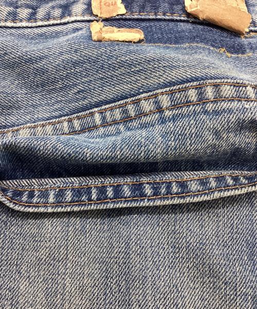 LEVI'S（リーバイス）LEVI'S (リーバイス) 66前期 517 デニムパンツ / VINTAGE / ヴィンテージ / ボタン裏2 / シングルステッチ / TALON42 / スモールE  インディゴ サイズ:W36／L34の古着・服飾アイテム