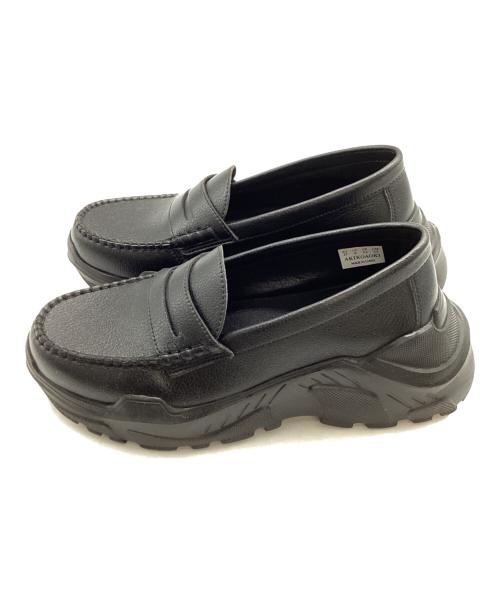 AKIKO AOKI（アキコ アオキ）AKIKO AOKI (アキコ アオキ) THREE TREASURES (スリートレジャーズ) ローファー / Regulated Gravity / レギュレーテッドグラビティ ブラック サイズ:23cmの古着・服飾アイテム