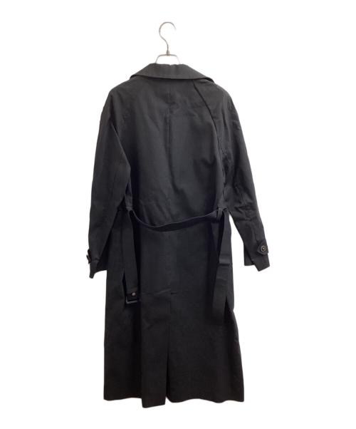 HERMES（エルメス）HERMES (エルメス) ゴム引きトレンチコート / MACKINTOSH製 グレー サイズ:XSの古着・服飾アイテム