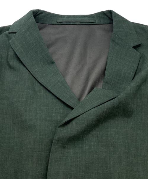 KOLOR（カラー）KOLOR (カラー) 20SS / Wooly Finished Polyester Taffeta Coat / ウーリーフィニッシュポリエステルタフタコート / 20SCM-C04104 グリーン サイズ:2の古着・服飾アイテム
