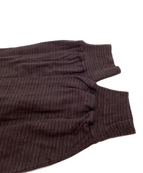 BLURHMS（ブラームス）BLURHMS (ブラームス) C/NAPP Border Crew Neck P/O / ボーダー クルーネック カットソー / Made in JAPAN / BHS24F039 ブラウン サイズ:2の古着・服飾アイテム