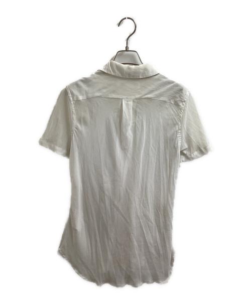 COMME des GARCONS COMME des GARCONS（コムデギャルソン コムデギャルソン）COMME des GARCONS COMME des GARCONS (コムデギャルソン コムデギャルソン) 丸襟シースルーシャツ / AD2014 / RO-B013 ホワイト サイズ:Sの古着・服飾アイテム