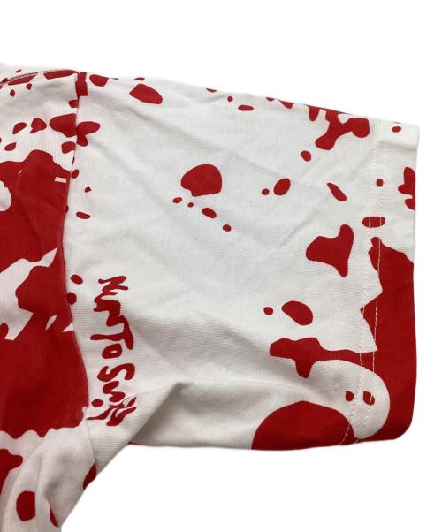 flexwitme（フレックスウィズミー）flexwitme (フレックスウィズミー) プリントTシャツ レッド サイズ:Mの古着・服飾アイテム