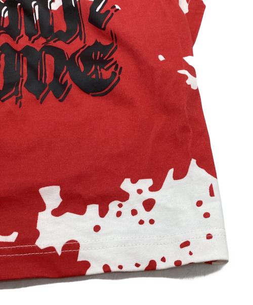 flexwitme（フレックスウィズミー）flexwitme (フレックスウィズミー) プリントTシャツ レッド サイズ:Mの古着・服飾アイテム