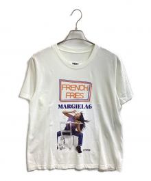 MM6 Maison Margiela（エムエムシックスメゾンマルジェラ）の古着「French Fries Graphic T-shirt / フレンチフライグラフィックTシャツ / S52GC0191S23588」｜ホワイト