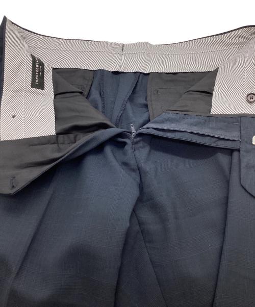 TOMORROW LAND（トゥモローランド）TOMORROW LAND (トゥモローランド) ウールポリエステル / ノープリーツスリムスラックス / 61045204703 ネイビー サイズ:48の古着・服飾アイテム