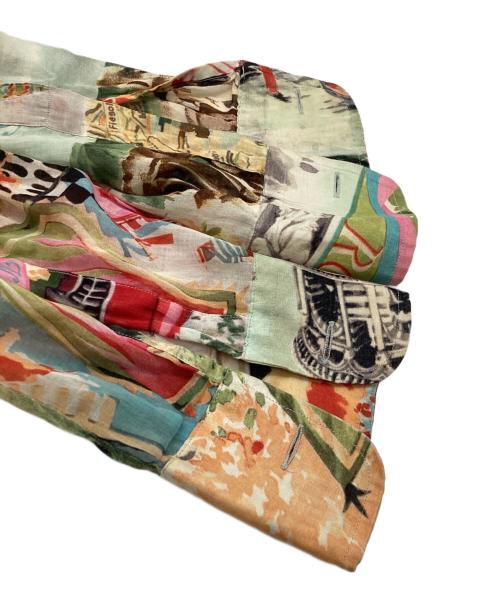 DOLCE & GABBANA（ドルチェ＆ガッバーナ）DOLCE & GABBANA (ドルチェ＆ガッバーナ) イタリア風景柄カフスシャツ マルチカラー サイズ:15 1/2の古着・服飾アイテム