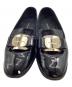 中古・古着 FERRAGAMO (フェラガモ) ニュー ヴァラ ローファー / New Vara Loafers ブラック サイズ:5 1/2：14000円