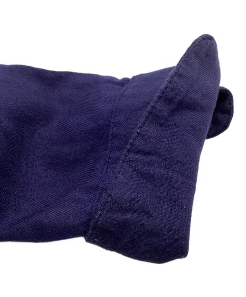 NOMA t.d.（ノーマティーディー）NOMA t.d. (ノーマティーディー) 刺繍オープンカラーシャツ / N35-EM01 / Floral Hand Embroidery Shirt ネイビー サイズ:2の古着・服飾アイテム