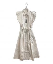 INTIMITE（アンティミテ）の古着「Tuck Sleeveles One-piece / タックスリーブワンピース / 62420205 」｜ピンク