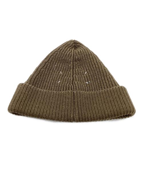 Maison Margiela（メゾンマルジェラ）Maison Margiela (メゾンマルジェラ) 21AW / 4ステッチ リブニットキャップ / S50TC0051 S17791の古着・服飾アイテム