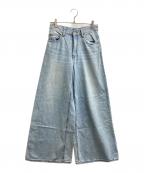 allurevilleアルアバイル）の古着「バギーデニム / 20231012070 / 23AW」｜インディゴ