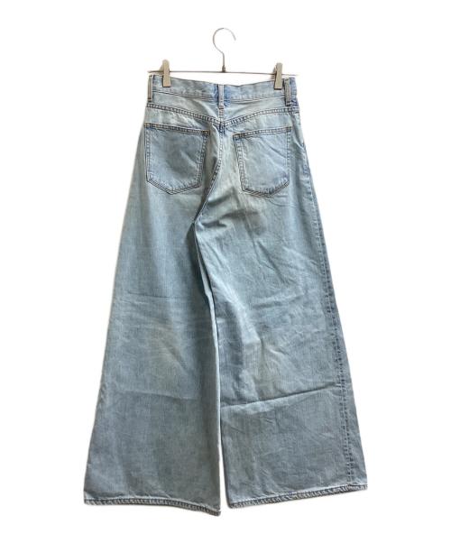 allureville（アルアバイル）allureville (アルアバイル) バギーデニム / 20231012070 / 23AW インディゴ サイズ:2の古着・服飾アイテム